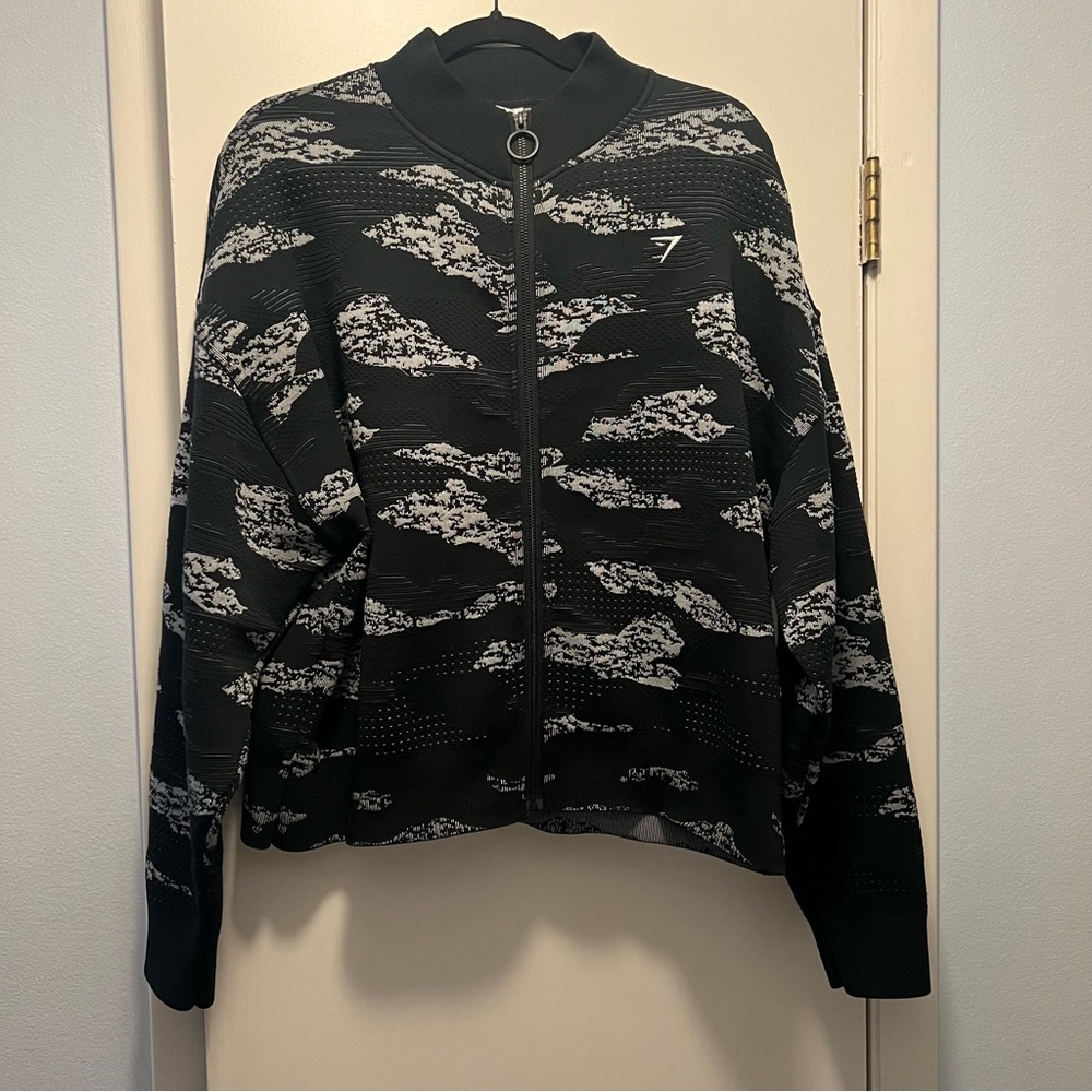GYMSHARK ADAPT CAMO SEAMLESS TRACK JACKET SIZE XXL NWOT